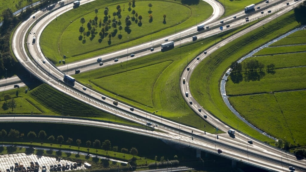 Oprit/afrit A27 nabij Overvecht 