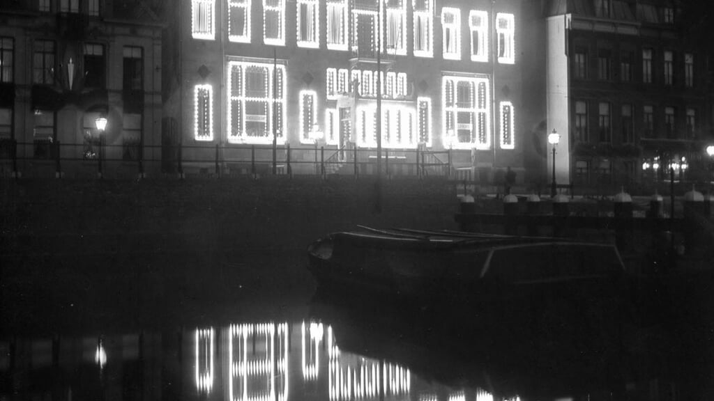 De Utrecht verlicht, 1909 (J.A.H. Wagenaar / HUA)
