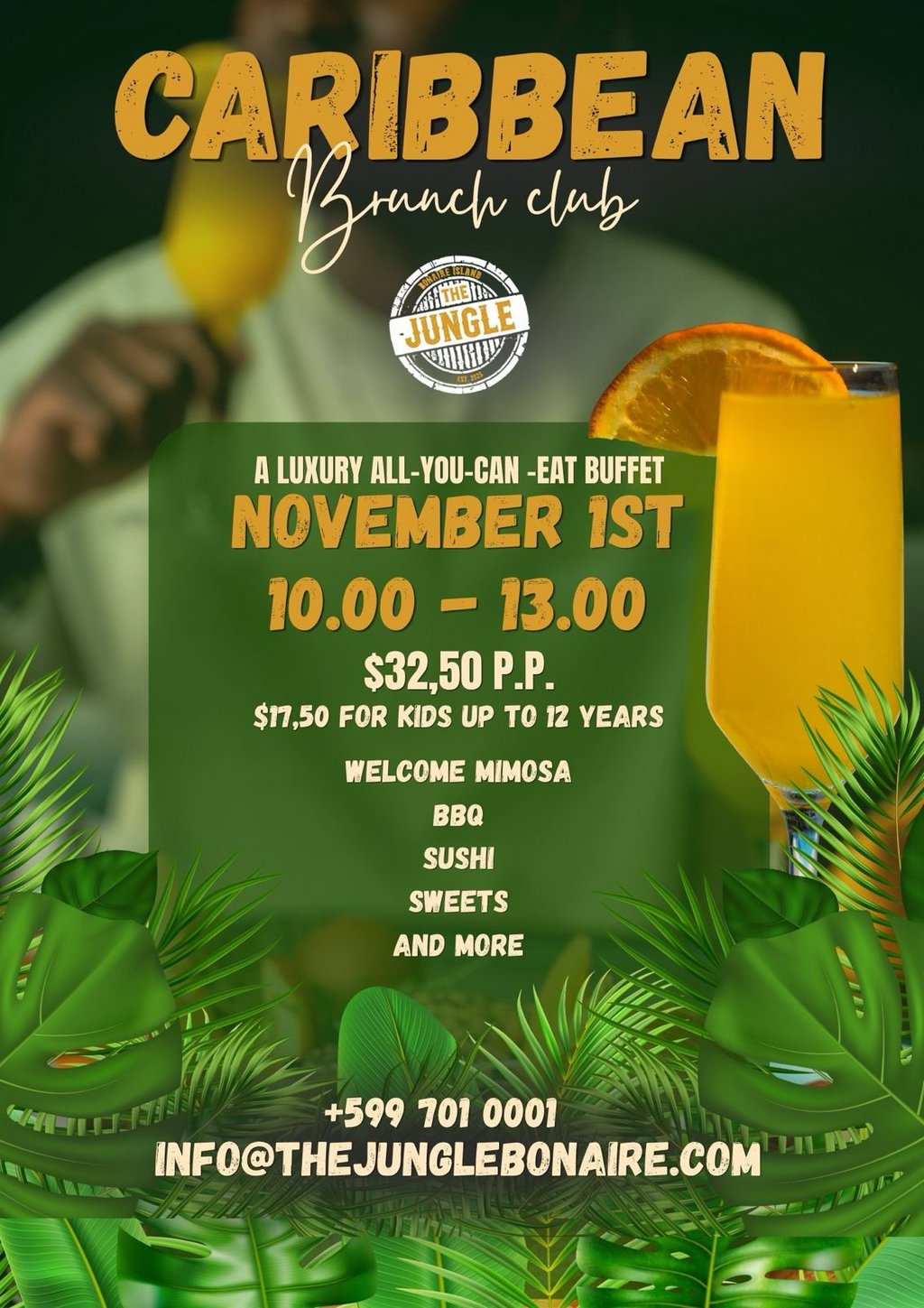 Food, muziek en fashion: drie bijzondere events bij The Jungle Bonaire ...