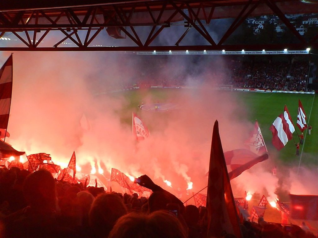De wedstrijd tegen Lynn in 2007.