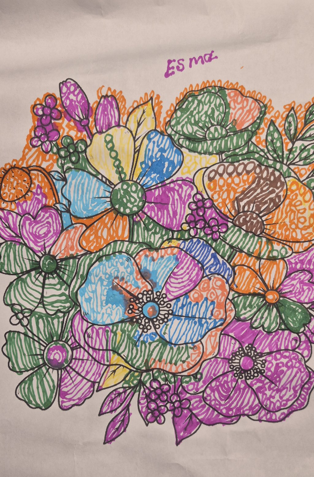 De tekening van Esma.