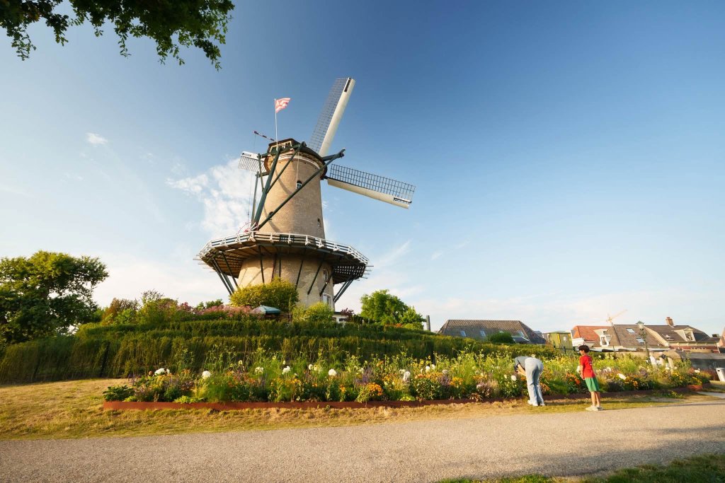 Het vergroende Bolwerk bij de Molen van Piet.