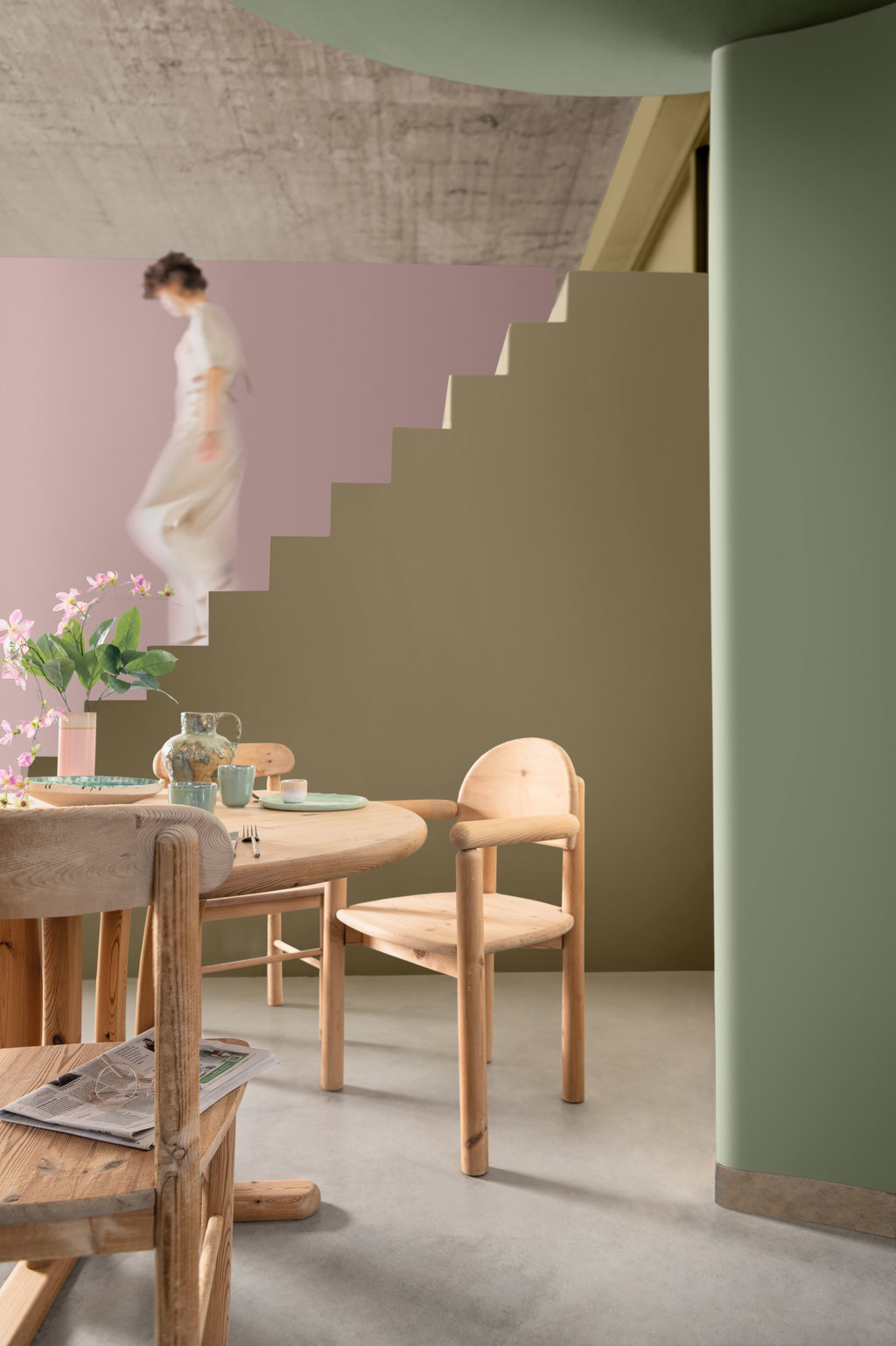 Soulful Sage in combinatie met andere tinten. 