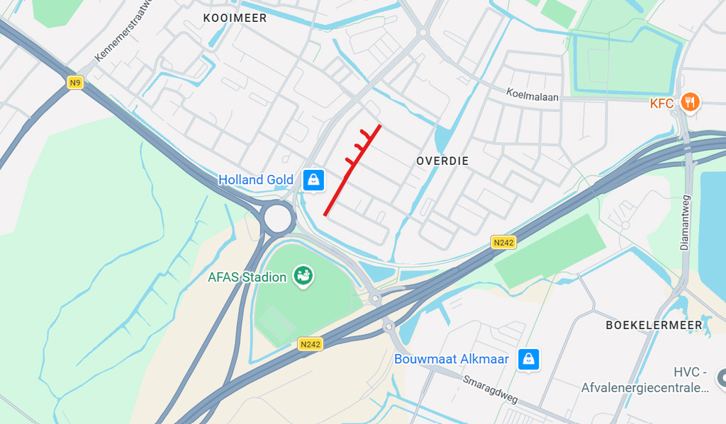 Rhijnvis Feithlaan in Alkmaar.