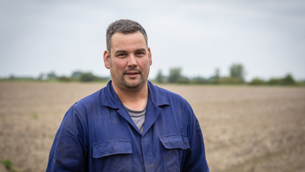 Ivo Haartsen, akkerbouwer in de Paulinapolder