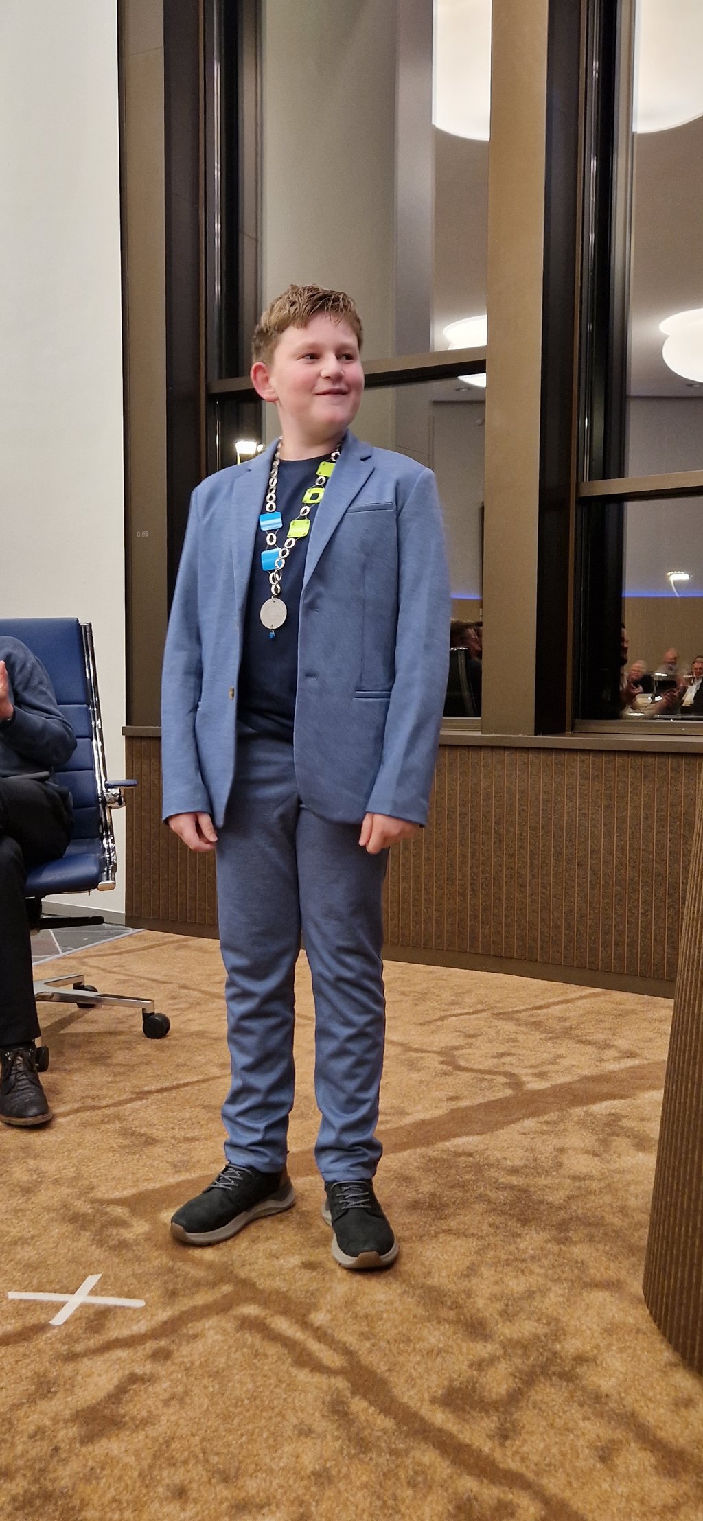 Kinderburgemeester Anne van Gelder.