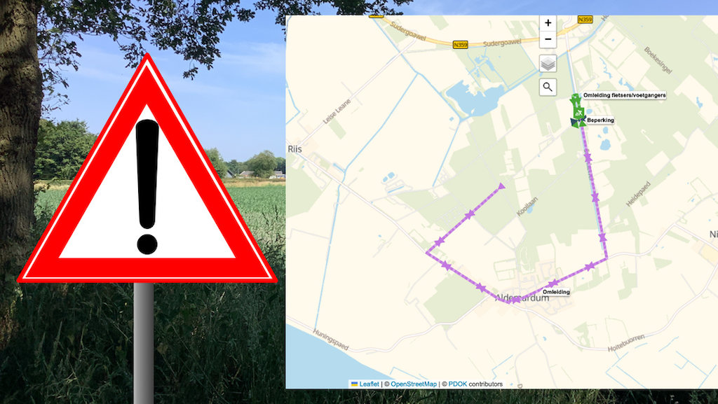 240725 Wegwerkzaamheden Kampbrug Oudemirdum