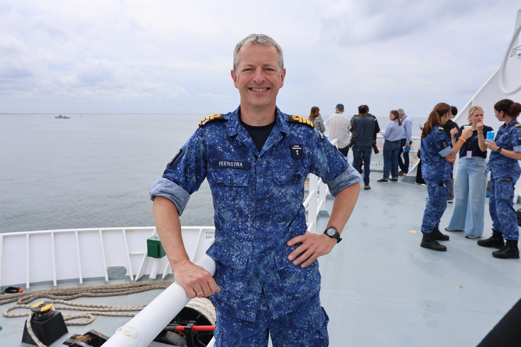 Sjoerd Feenstra werkzaam bij de Koninklijke Marine