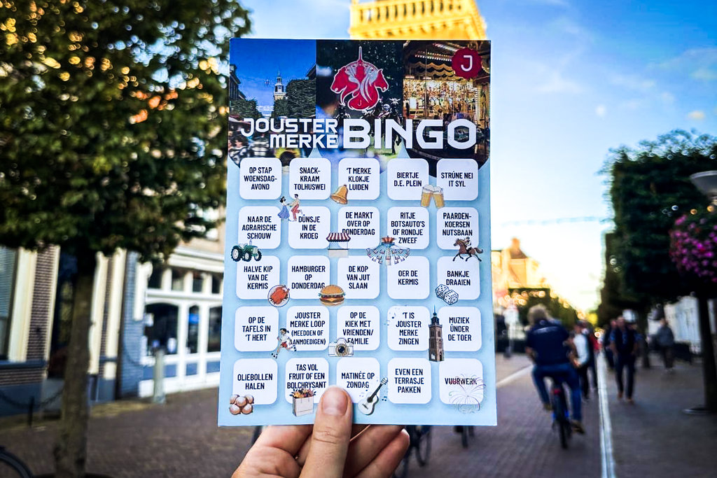 De Jouster Merke Bingokaart