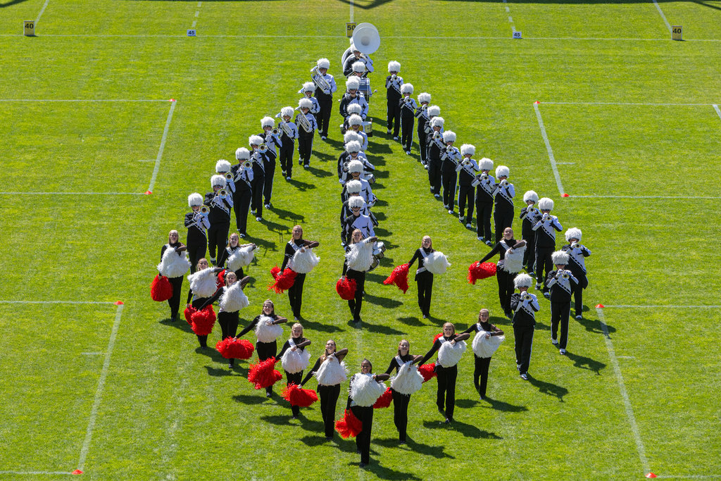 Optreden Jong Advendo tijdens het Wereld Muziek Concours