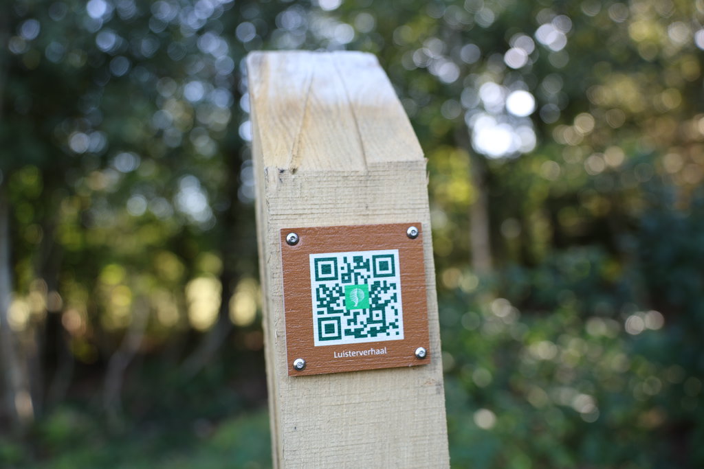 QR code met een