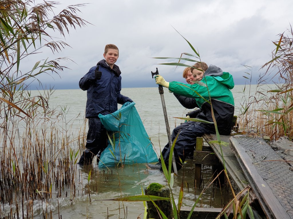 Onderdeel van het programma is een 'Beach Clean Up'