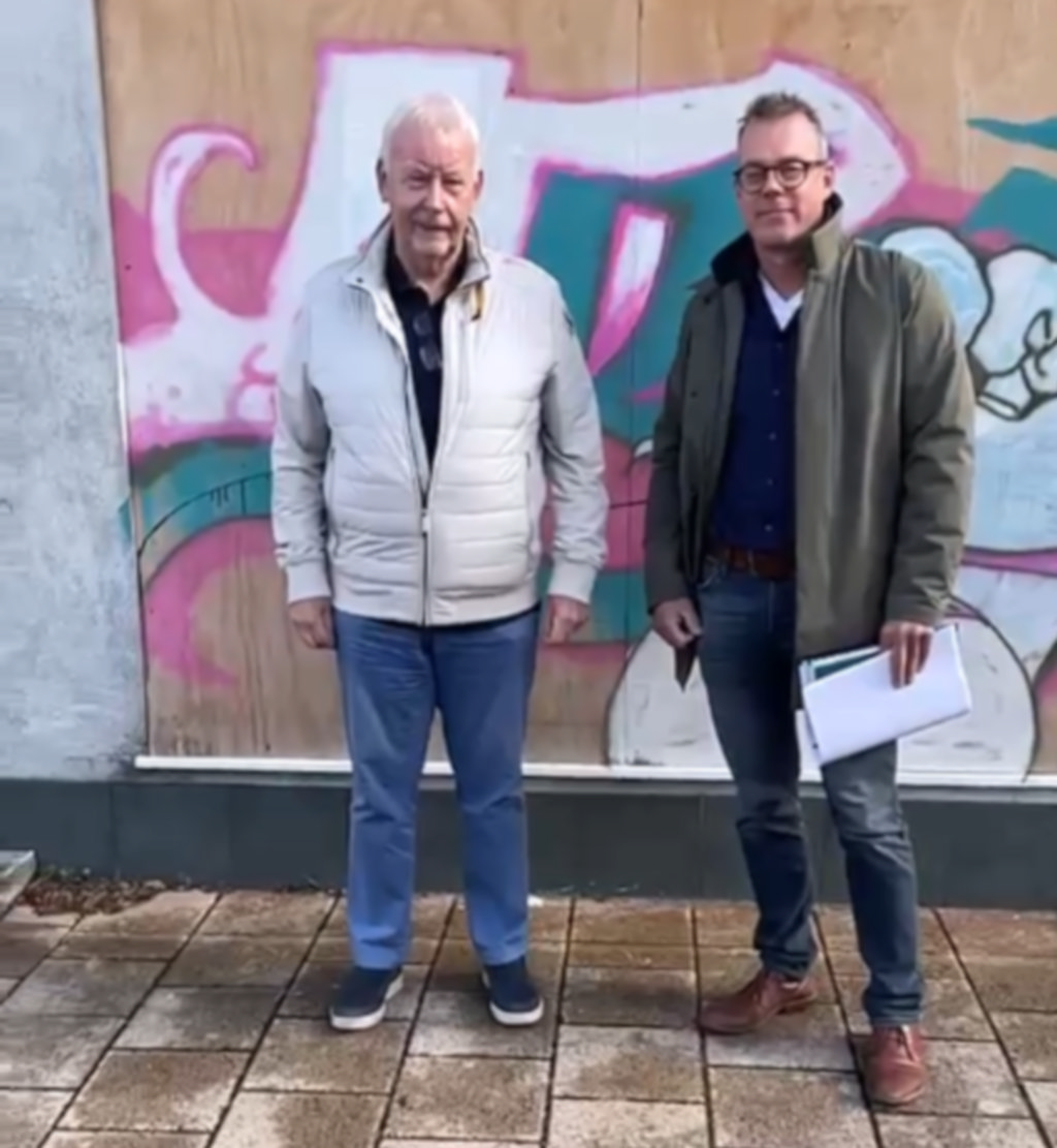 Jan Minne de Vries (links) en Rolf Vuurboom