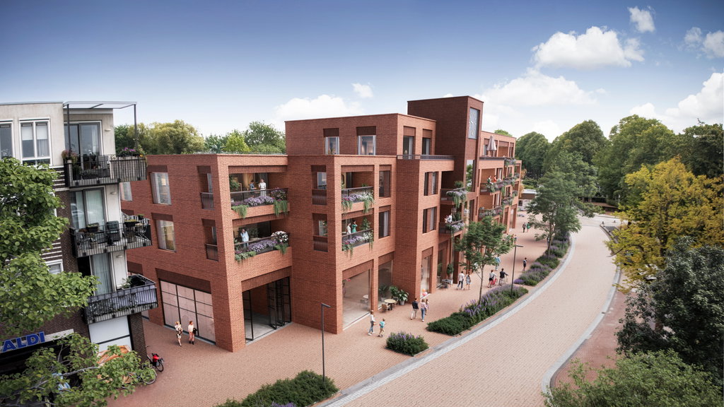 Impressie van herinrichting locatie Sneekerstraat