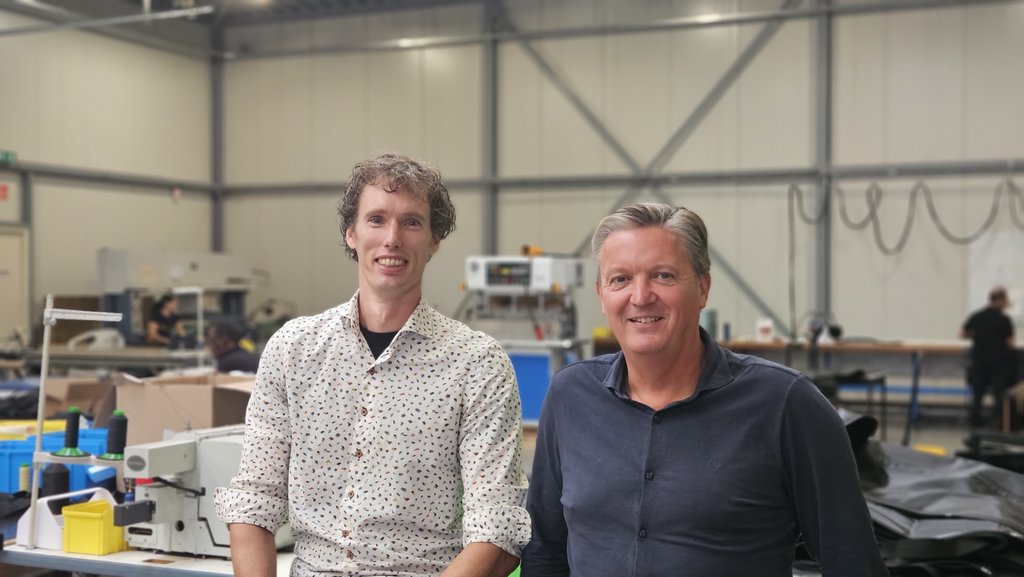 Jurjen de Jong (gemeente Opsterland) en Wibo de Jong (KMA group Heerenveen)