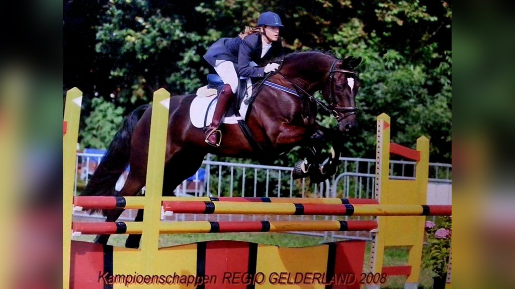 Een oude foto van Natascha en Prins