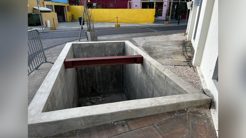 In het centrum zou een ondergrondse afvalcontainer moeten komen. Foto - ABC Media Online||