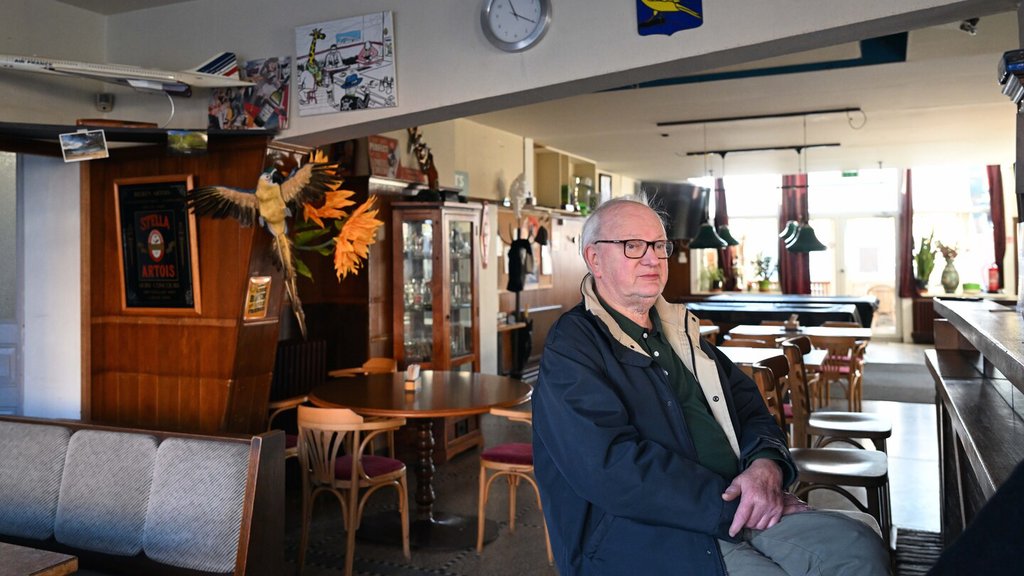 Roger Vandercappellen in Café Concorde eind 2025.