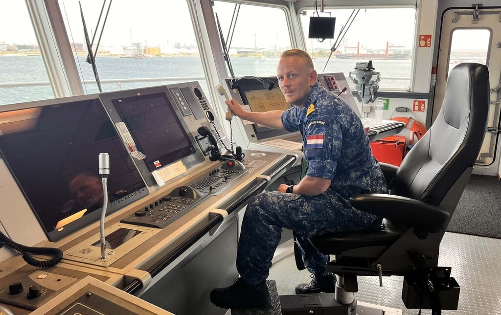 Max Borsboom, commandant Zr.Ms. Pelikaan