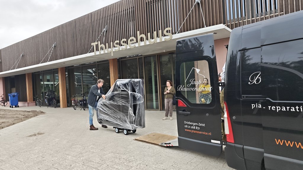 Aankomst bij het Thijssehuis