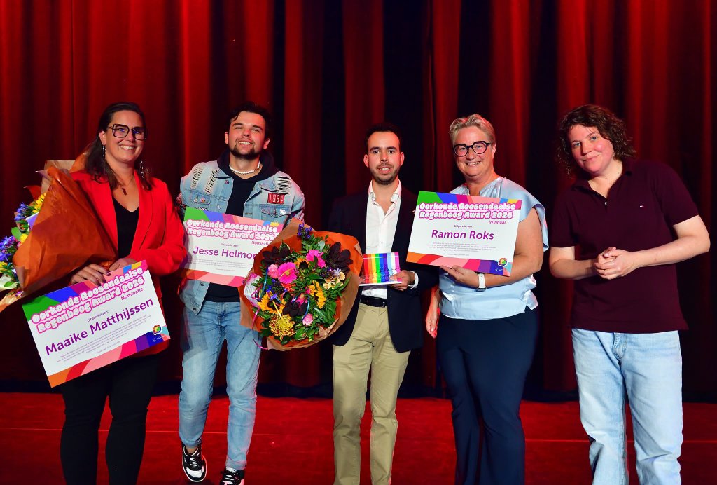Naast Roks waren ook Jesse Helmons en Maaike Matthijssen genomineerd