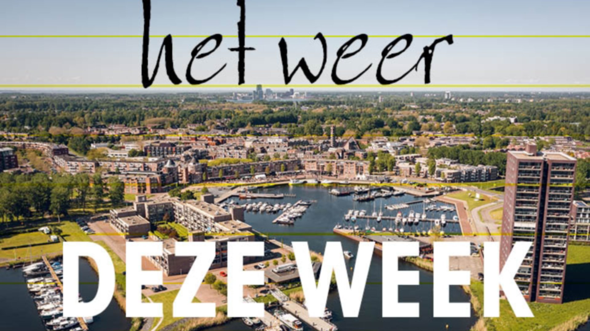 Droog met meer zon door opkomend hogedrukgebied