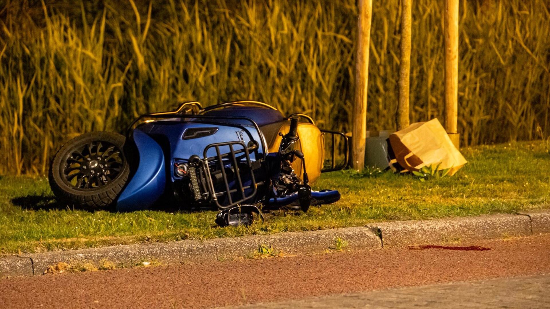 Scooterrijder gewond bij eenzijdig ongeval op Olympiadelaan in Amstelveen