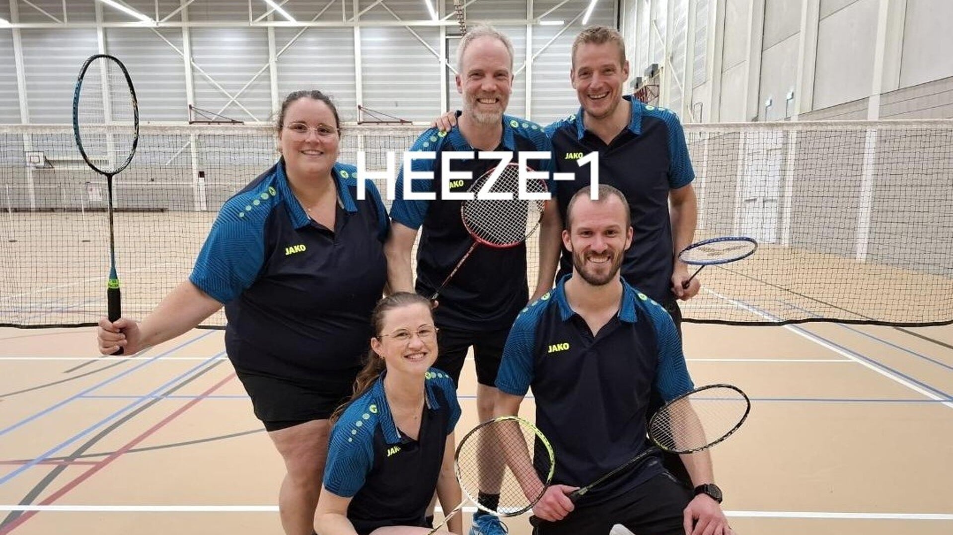 Badminton Heeze 1 wint ruim van Mierlo