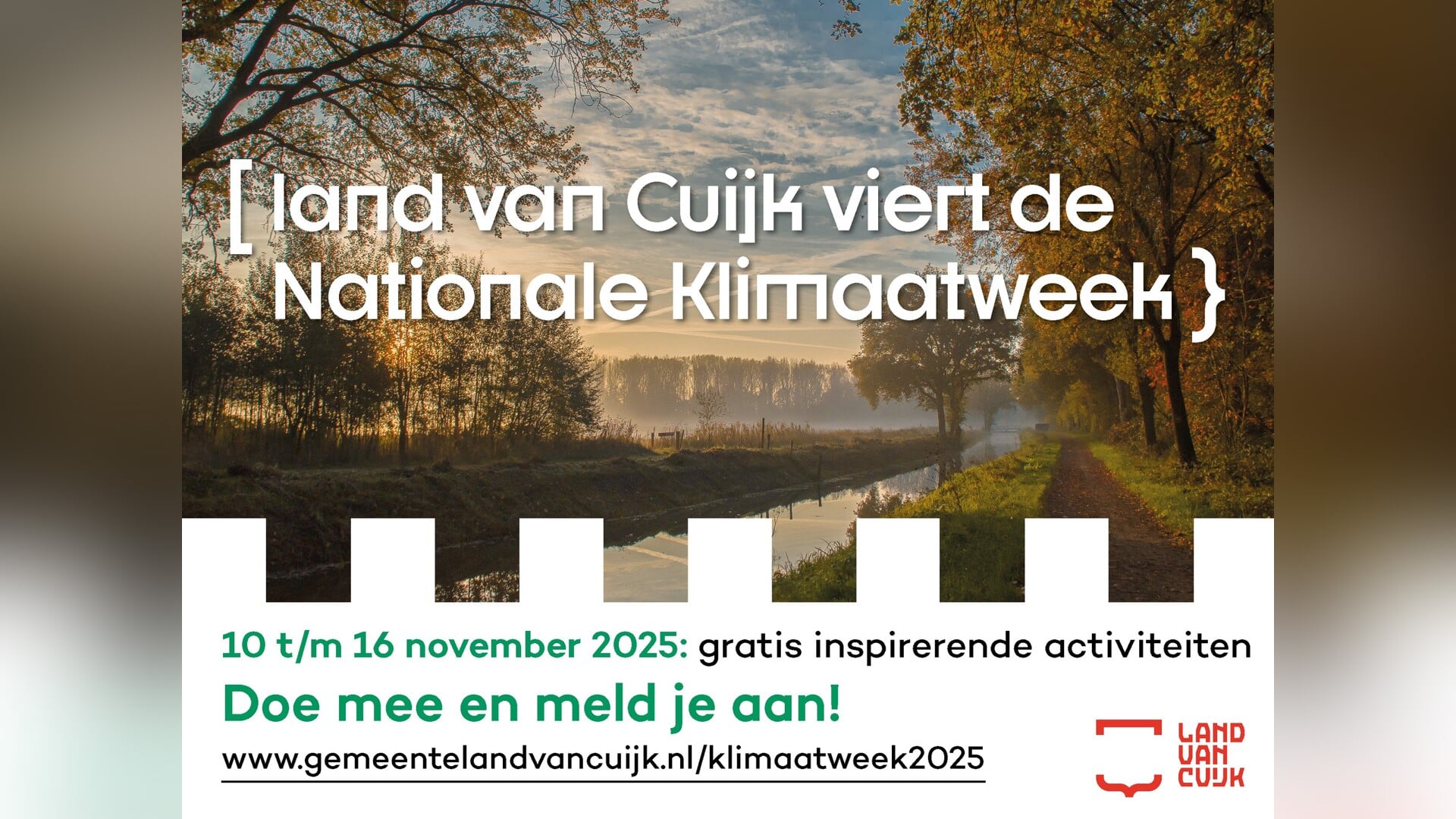 Land van Cuijk viert de Klimaatweek met inspirerende activiteiten