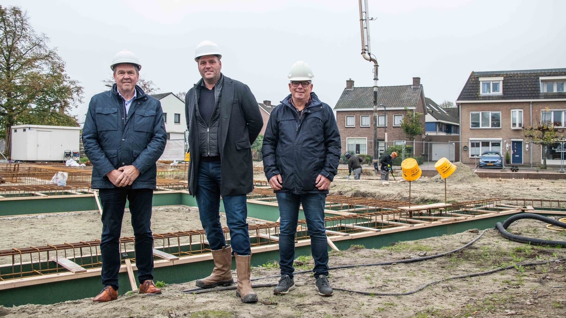 Eerste beton gestort op Huijbergse Canadaplein