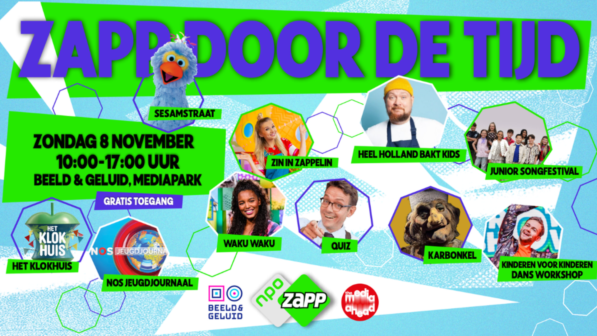 Beeld & Geluid viert 71 jaar kindertelevisie met gratis familiefeest