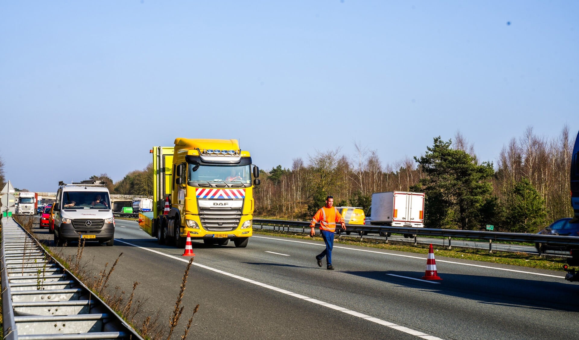 Ongeval met vrachtwagen