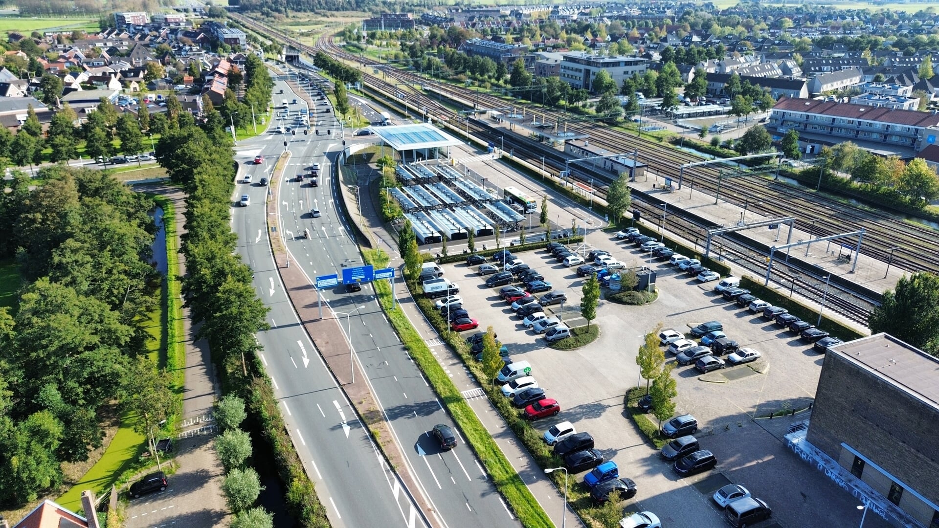 Werkzaamheden N203 bij station en afrit A9
