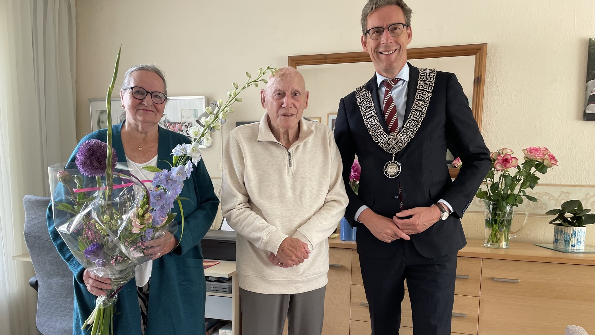 Ap en Nel van der Vliet uit Amstelveen 60 jaar getrouwd