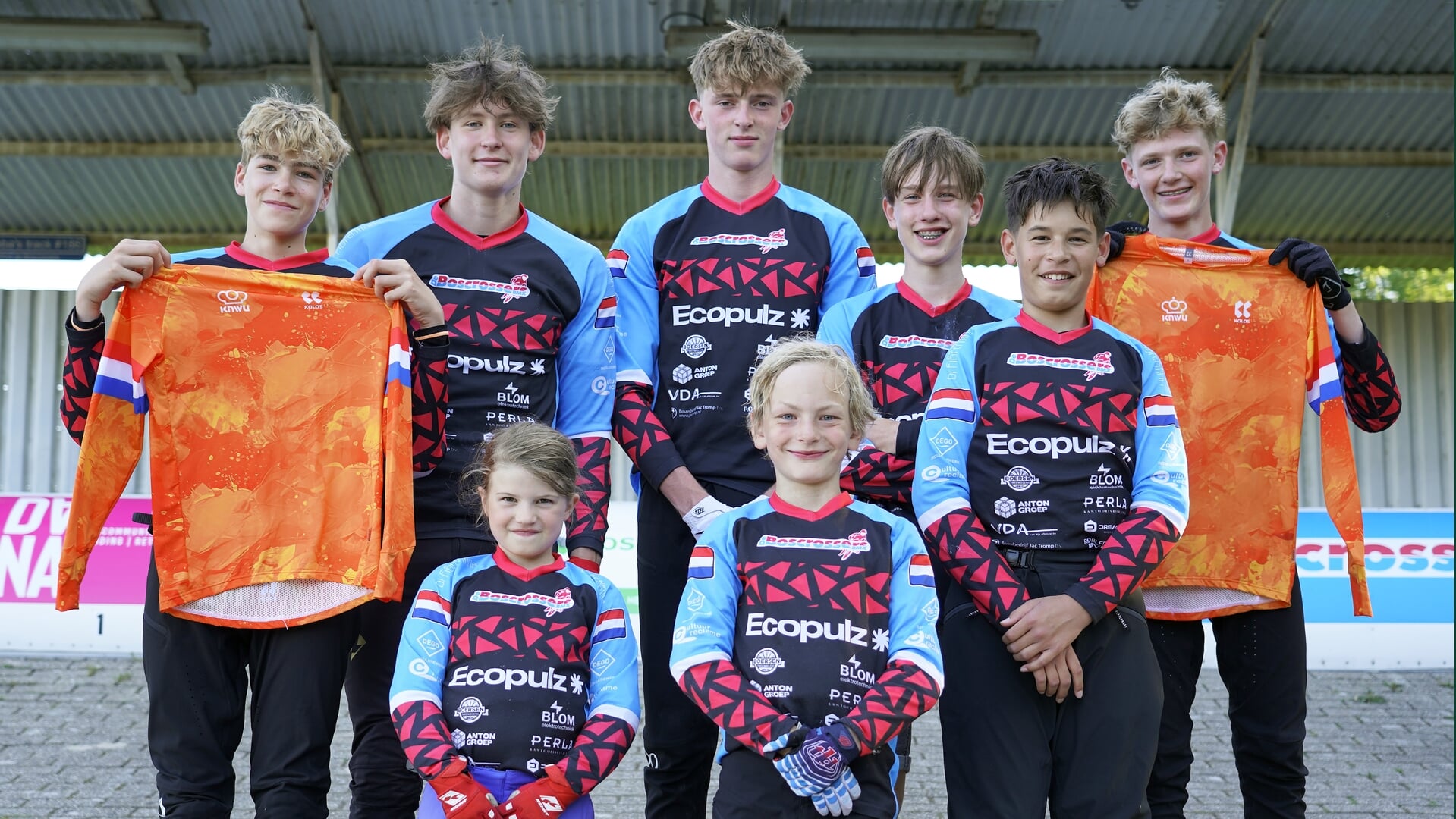 Negen rijders van De Boscrossers naar het WK BMX in Kopenhagen