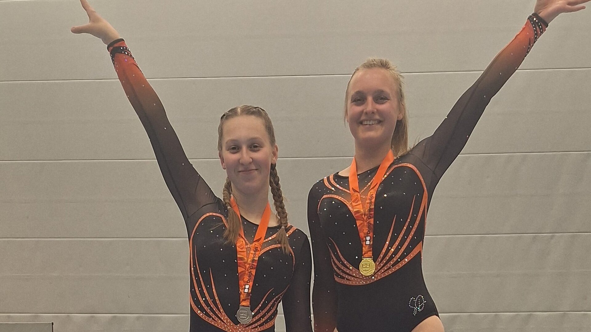 Goud en zilver voor turnsters Den Akert