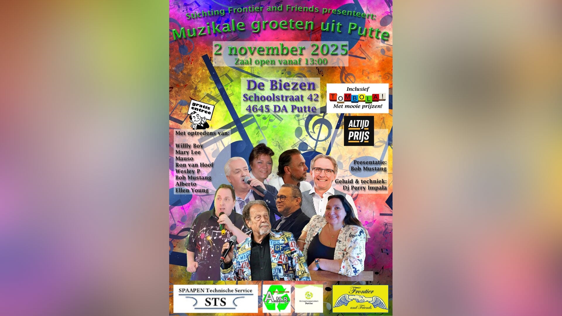 Artiestenmiddag in Putte