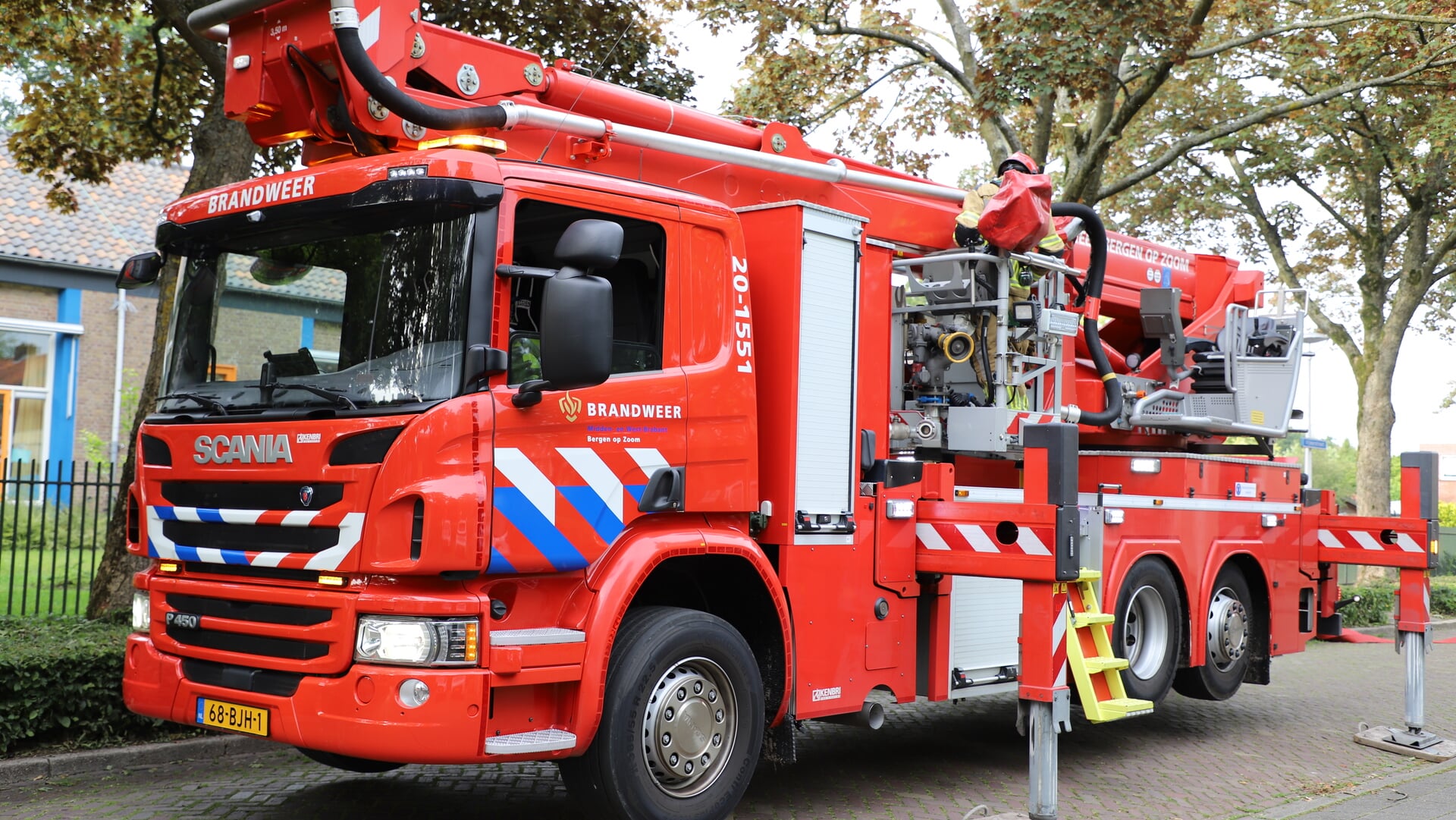 Geen brand maar stoom door waterlekkage