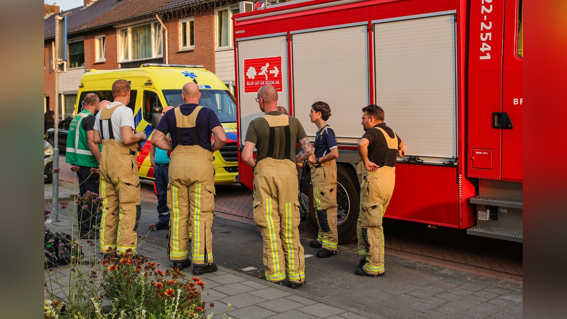 Brandweer in actie na koolmonoxidemelding