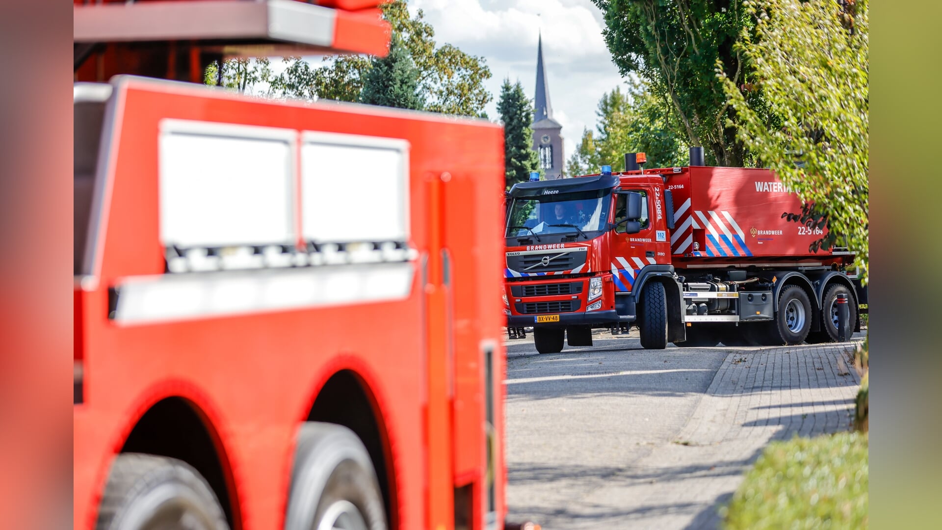 Brand in tuinhuis