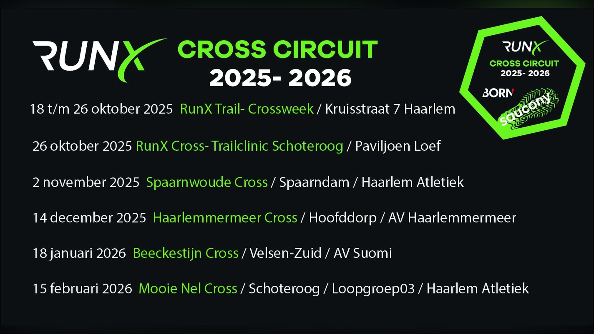 “Durf de modder aan – RunX Haarlem Cross Circuit 2025-2026