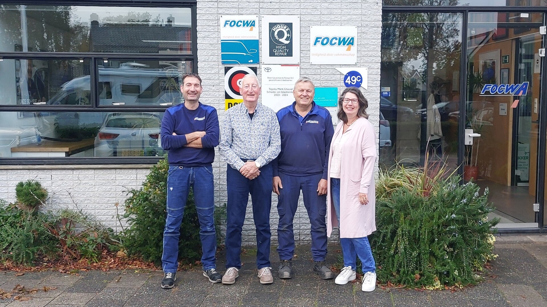 Jubileumfeest bij Autoschadespecialist P. Zonneveld BV