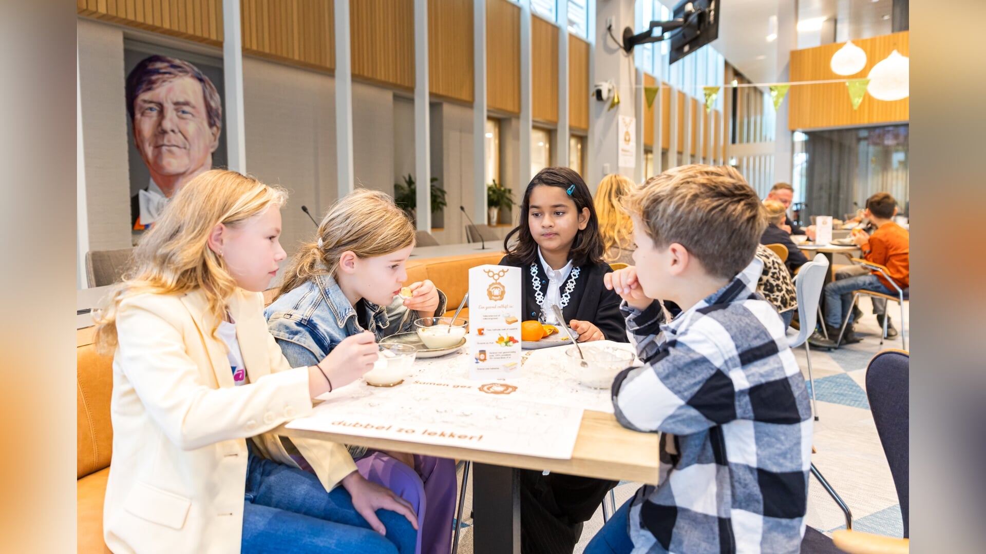 Ontbijten met burgemeester en kinderburgemeester