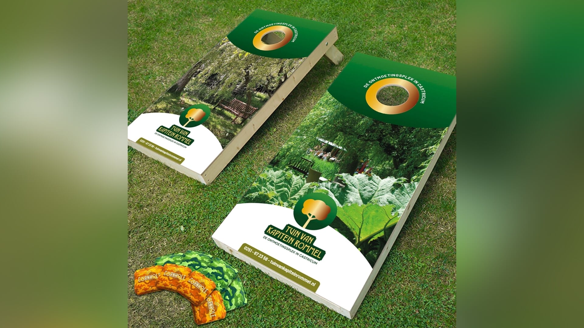 Clinic cornhole in de Tuin van Kapitein Rommel