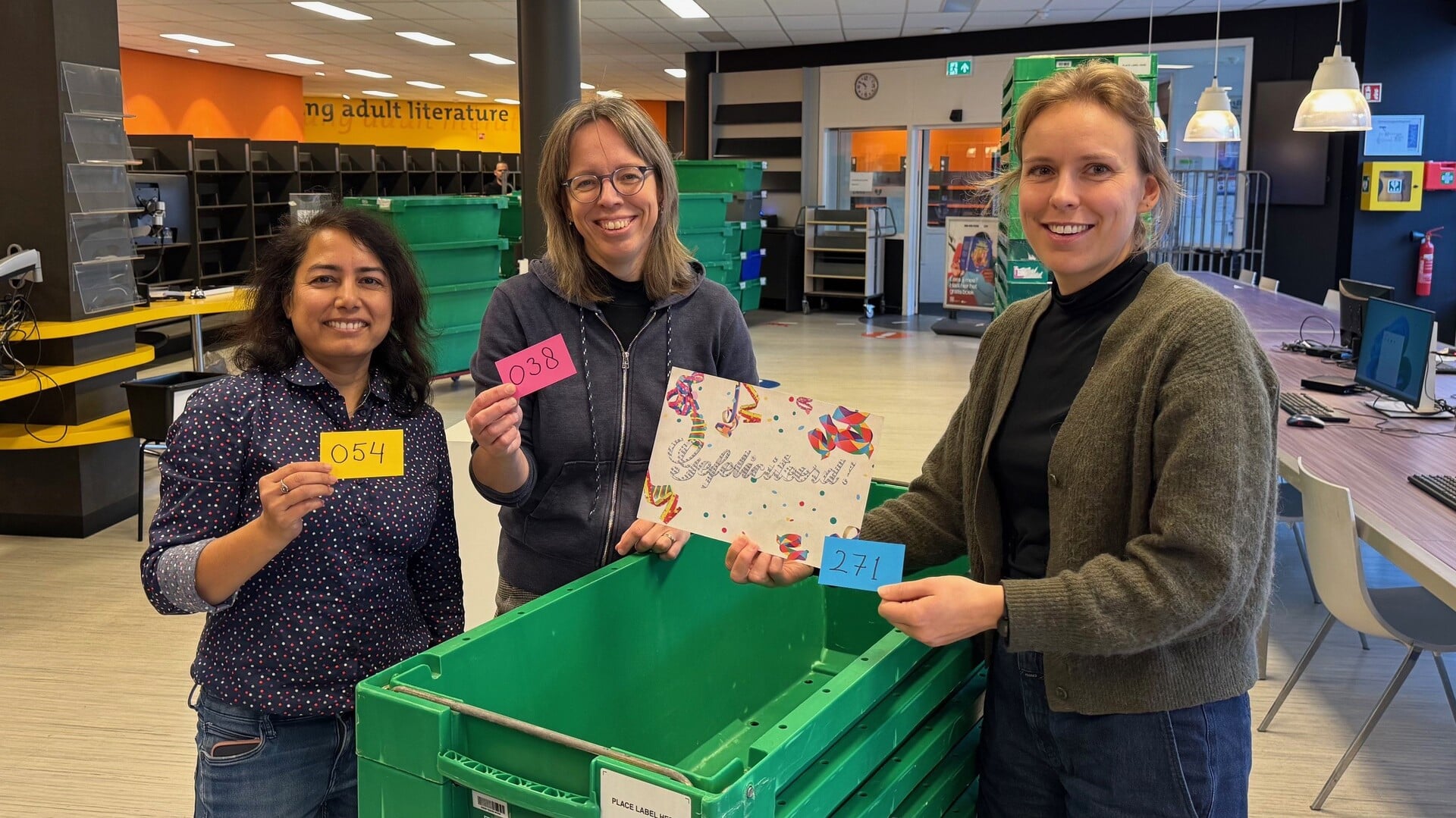 Bibliotheek Westwijk maakt winnende lotnummers bekend van Verrassingsbox-actie bij tijdelijke sluiti