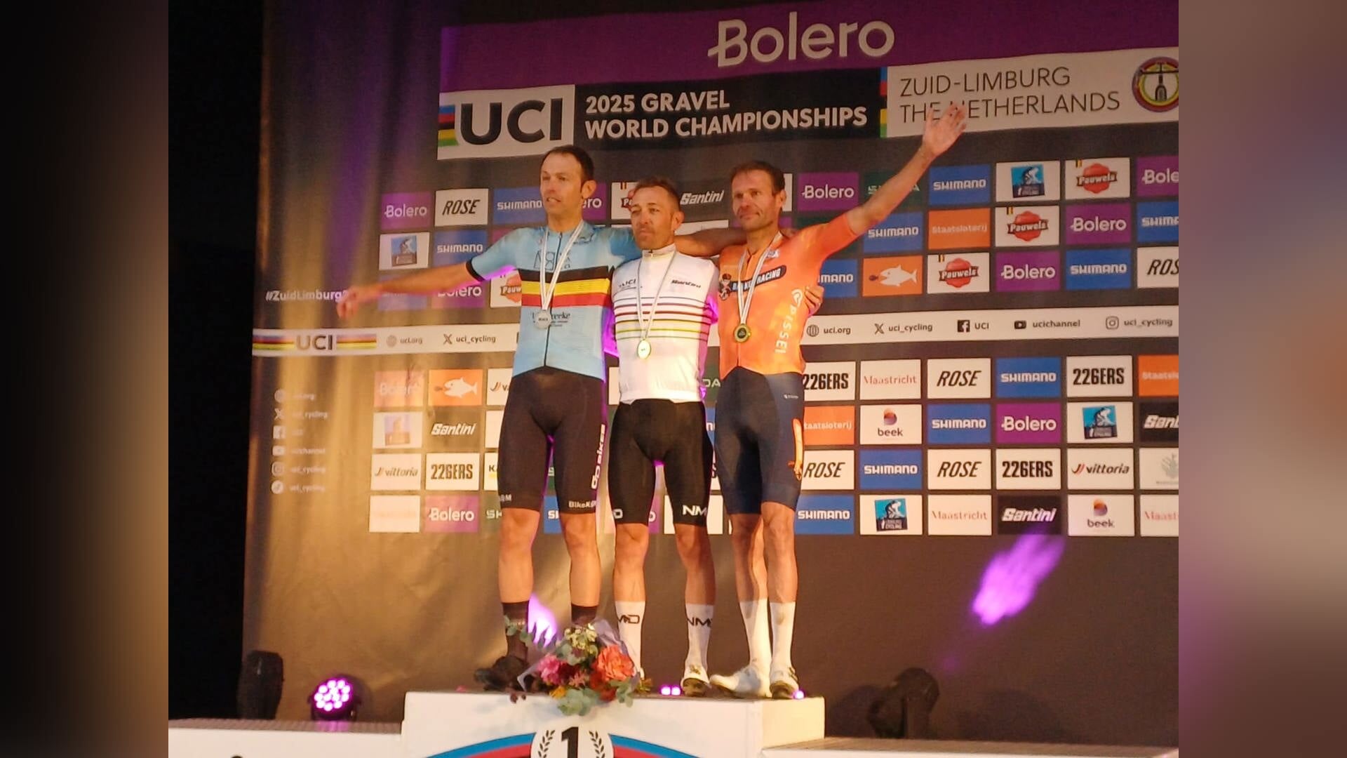Erwin Bakker derde op WK Gravel in Maastricht
