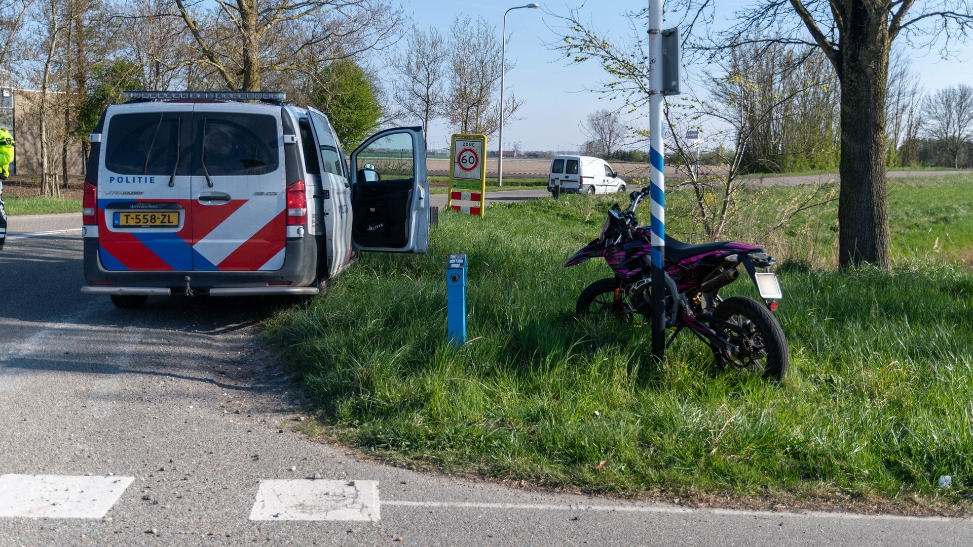 Brommerrijder gewond bij aanrijding in Dirksland