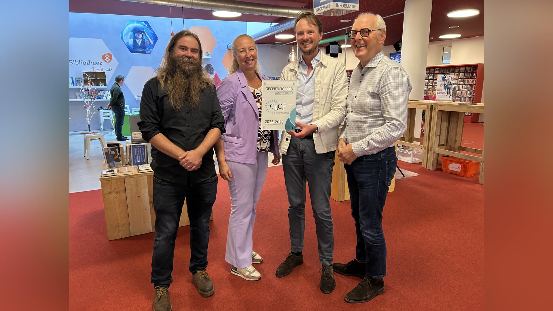 Uitstekende beoordeling voor bibliotheek