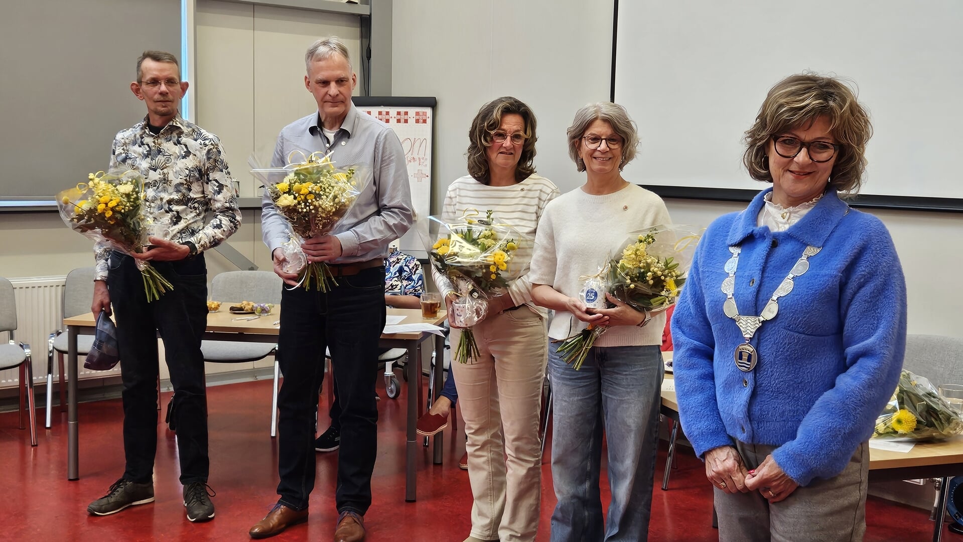 Jubilarisfeest bij EHBO Vereniging E.P.U. in Sommelsdijk