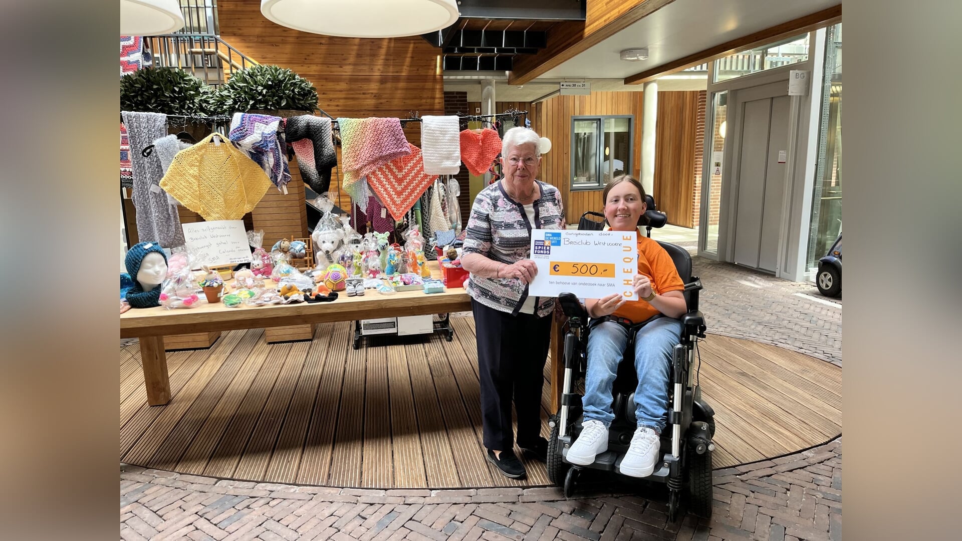 Breiclub Westvoorne steunt SMA de Wereld Uit